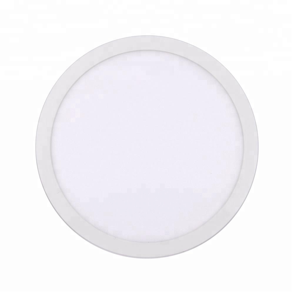 ETL ES Low Price Slim Flexible China Dimmable Indoor Round Surface Mounted 6W 12W 18W 24W Ceiling Led Panel Light Lamp