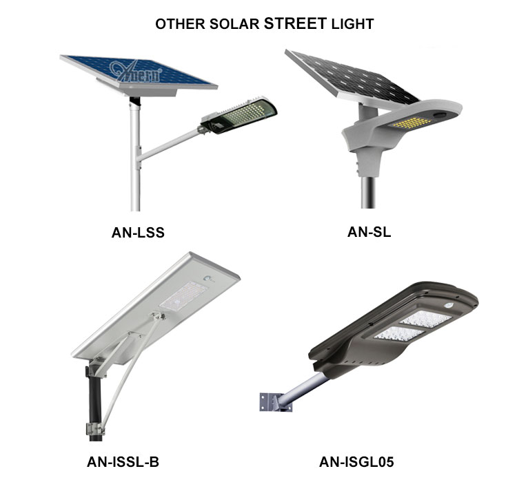 High power outdoor waterproof road street light solar led streetlight