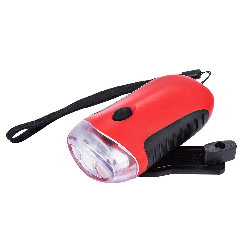 China Supplier Rechargeable Hand Crank Dynamo Led Flashlight