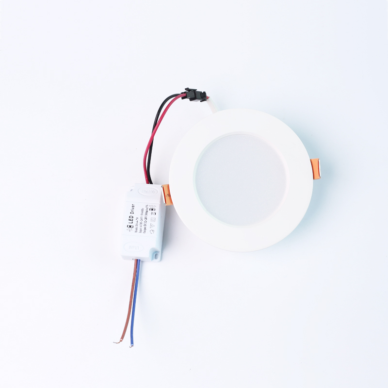 Led downlight embedded ceiling light panel die-casting lighting living room ultra-thin downlight