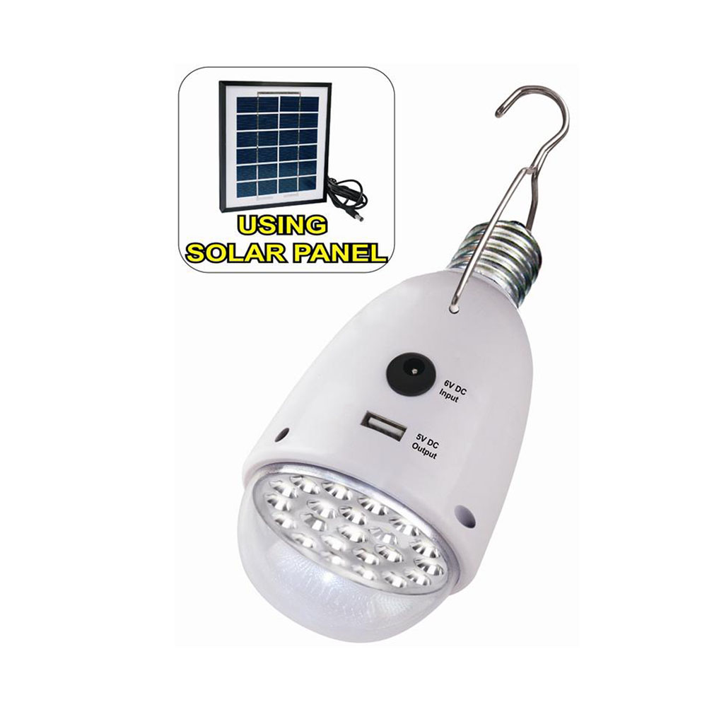 CE certification battery backup solar led emergency light