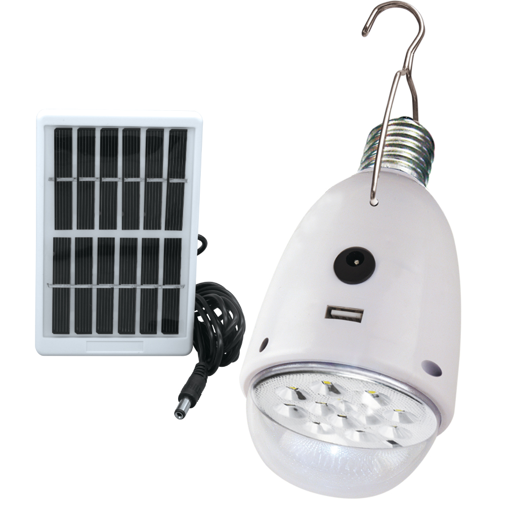 AC DC Solar Led Rechargeable Bulb Lights