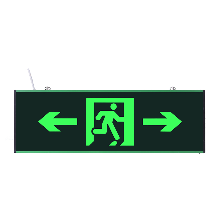 Aluminum Hanging Emergency Exit Sign Light with ce