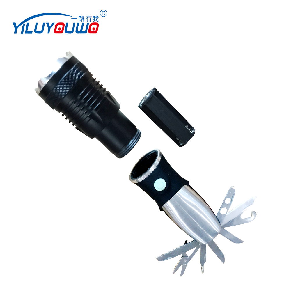 Customized factory directly 8 hardware tools 1W led torch