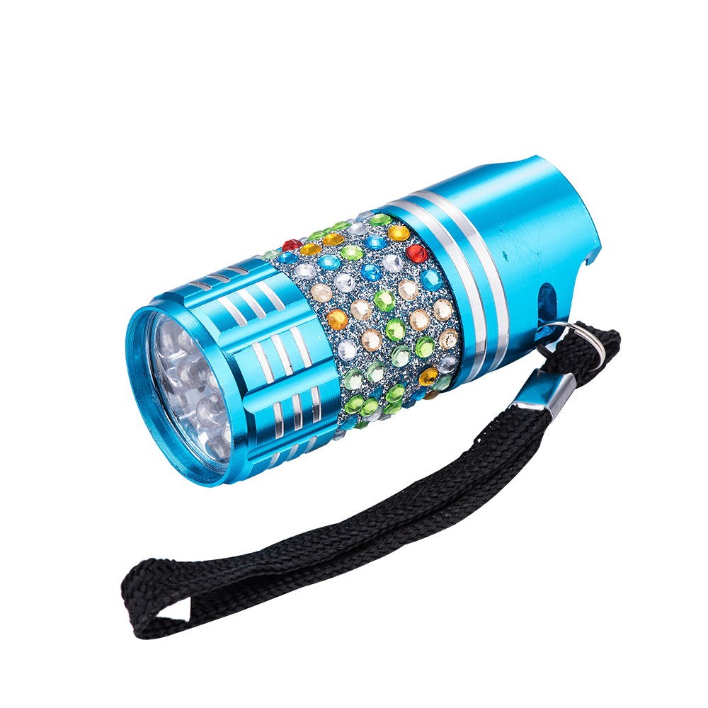 High Power Mini 9 LED Aluminum Gift Flashlight