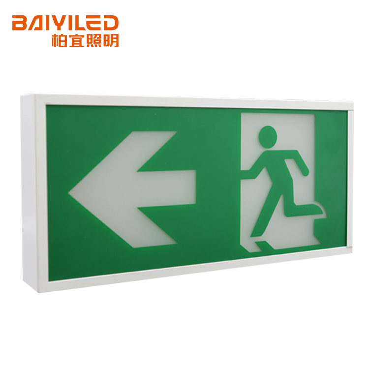 Direct sales of factories acrylic hanging emergency exit sign factory