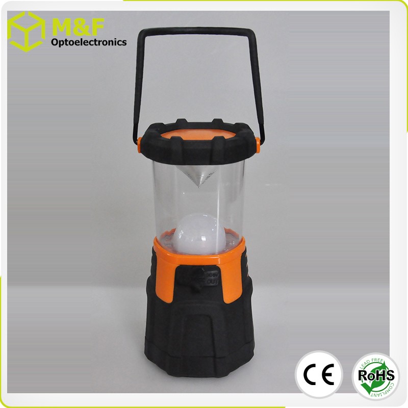 Rubber cover rechargeable portable outdoor led camping lantern