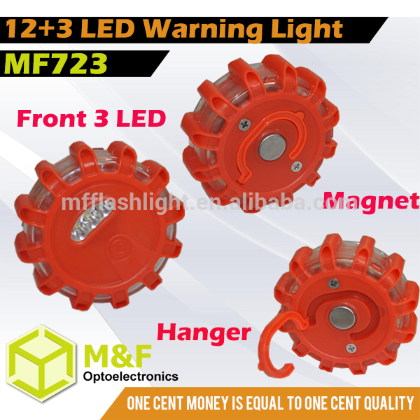 Portable Led Traffic Warning Safety Light With Magnet And Hanger