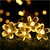 12M 100LED Outdoor Colorful Solar Powered String Lights solar Party Wedding Lamps Decor String Light with Cable and Solar Panel