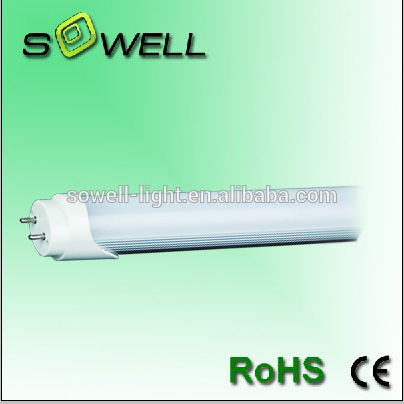 85-265V 9W/15W/18W/24W/40W 3000K-6000K CE RoHS 360 degree T8 Aluminum+plastic LED tubes