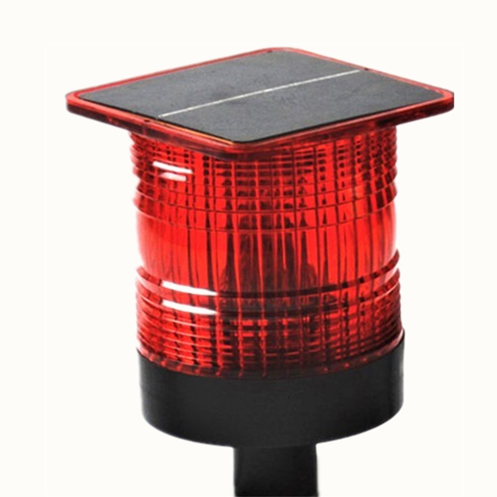 Solar Powered Barricade  Warning Light for Traffic and Hazardous Safety