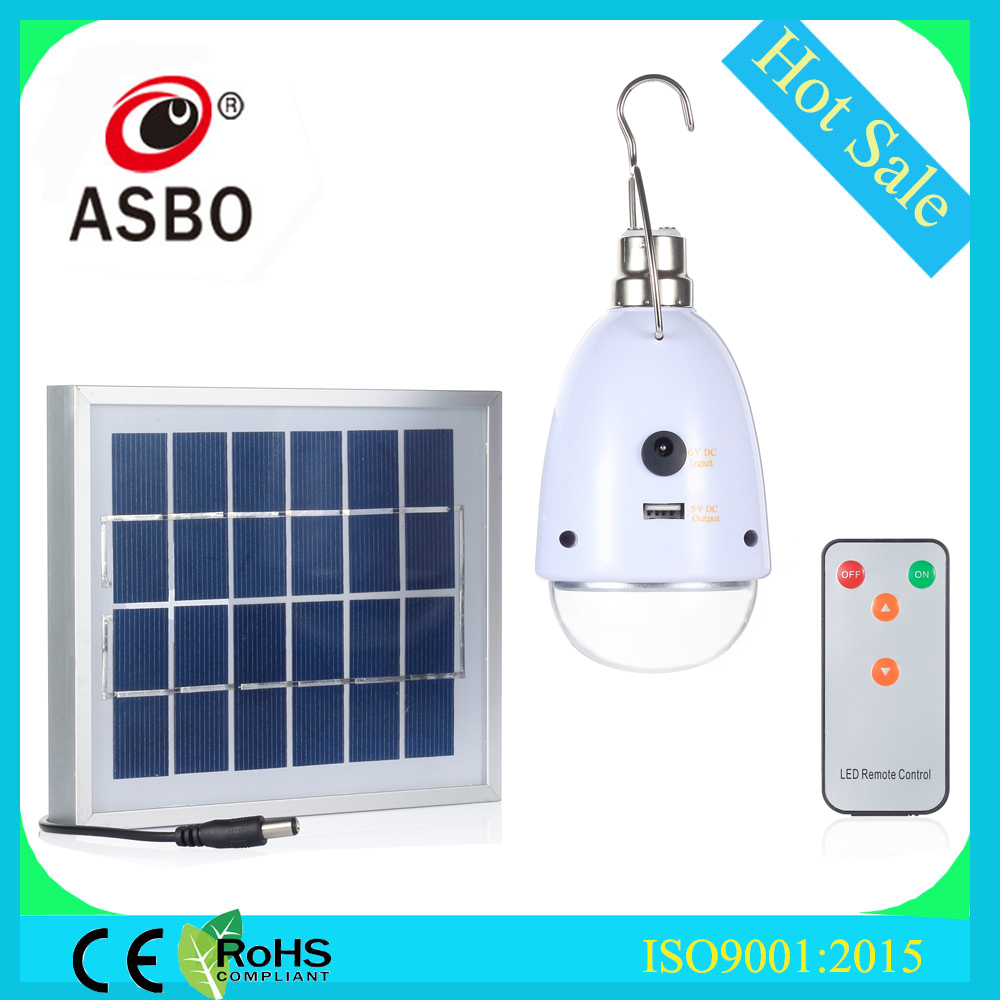 Bulb Type Solar Garden Lamp, Energy Saving Solar LED Lamp, Rechargeable Solar Lamp