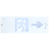 Embedded exit sign board for emergency leading