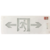 Durable LST 100L emergency exit sign board battery backup