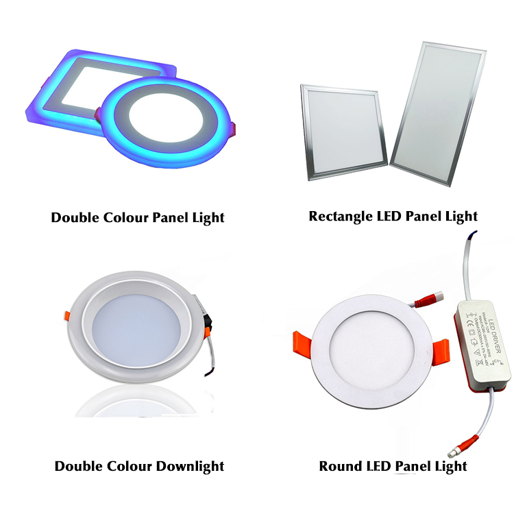 Square round Adjustable Dimmable led trimless recessed downlight