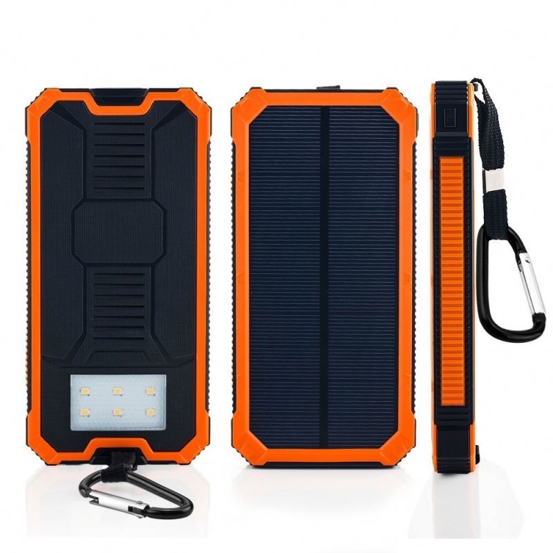 Best selling Wholesale waterproof dual USB solar power bank 10000mah