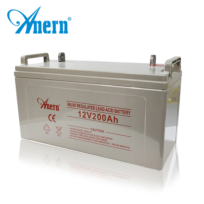 Free shipping 12v 200AH lead acid battery