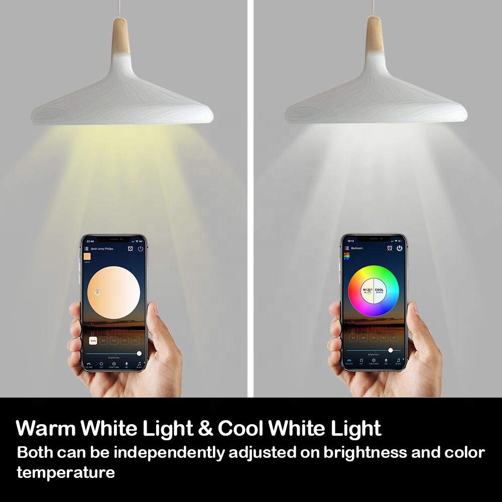 Smart Wifi Bulb LED Lighting via IOS and Android Devices 9W RGBW wifi led bulb