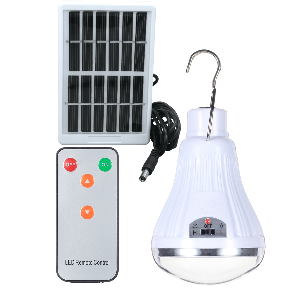 rechargeable solar emergency lamp with remote control