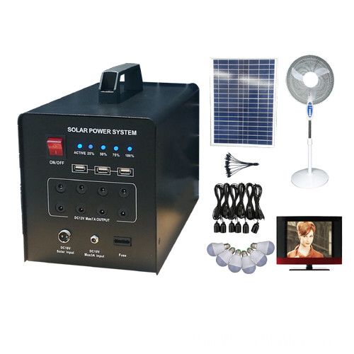 Best Selling DC 60w Portable Solar Home Lighting System and Mini Solar Home System in Africa