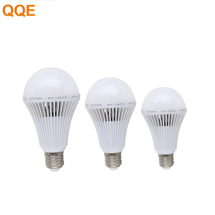 Hot selling E27/B22 5W/7W/9W/12W LED emergency rechargeable smart bulb light LED rechargeable bulb materials SKD