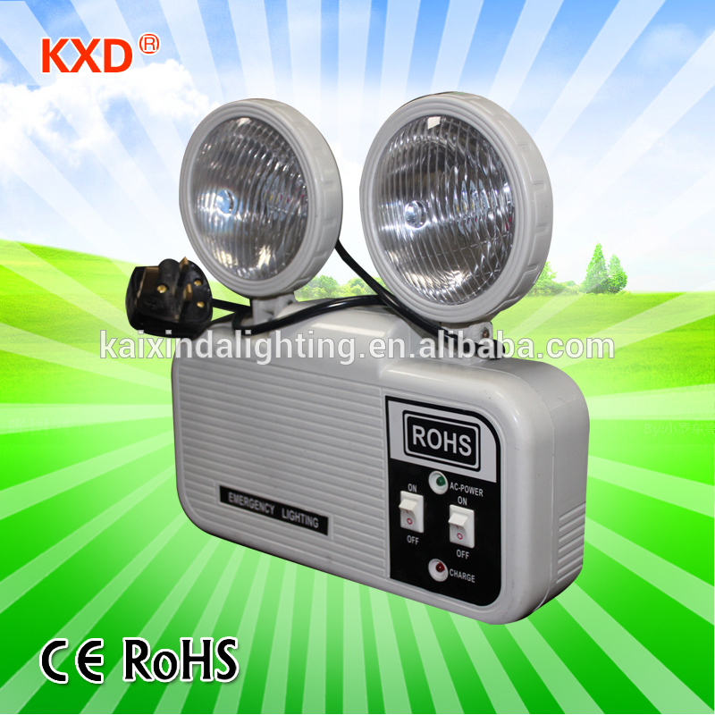 ABS Rechargeable twin spots LED fire emergency light