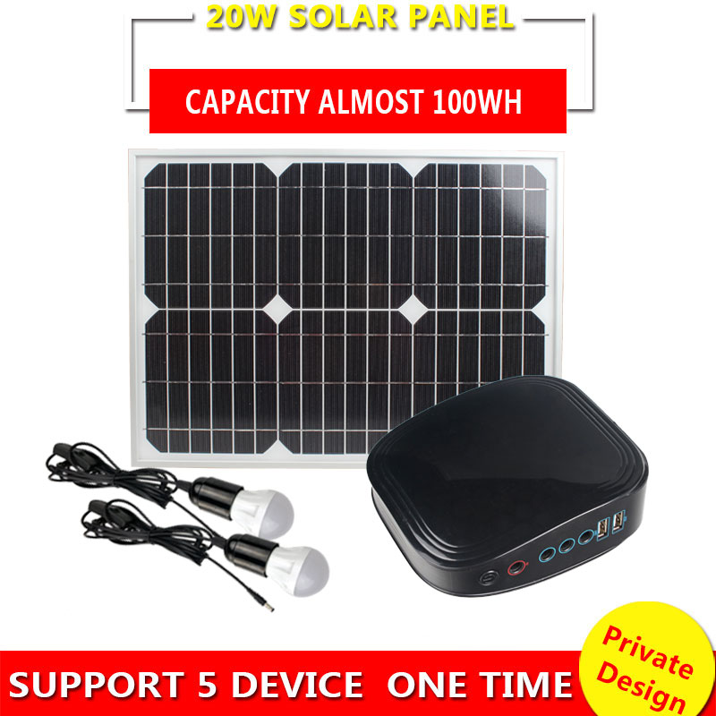Sun energy solar dc lighting system with long working time lights