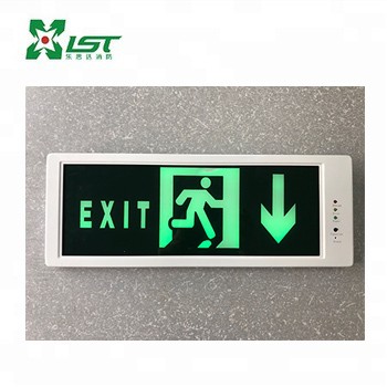 LST model 100A chinese factory supply  cheap price led rechargeable emergency exit sign light