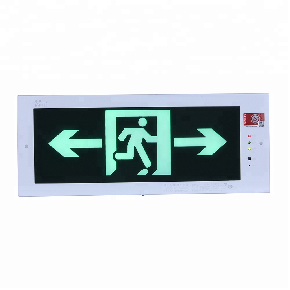 luminous fire exit safety signs board for indicate
