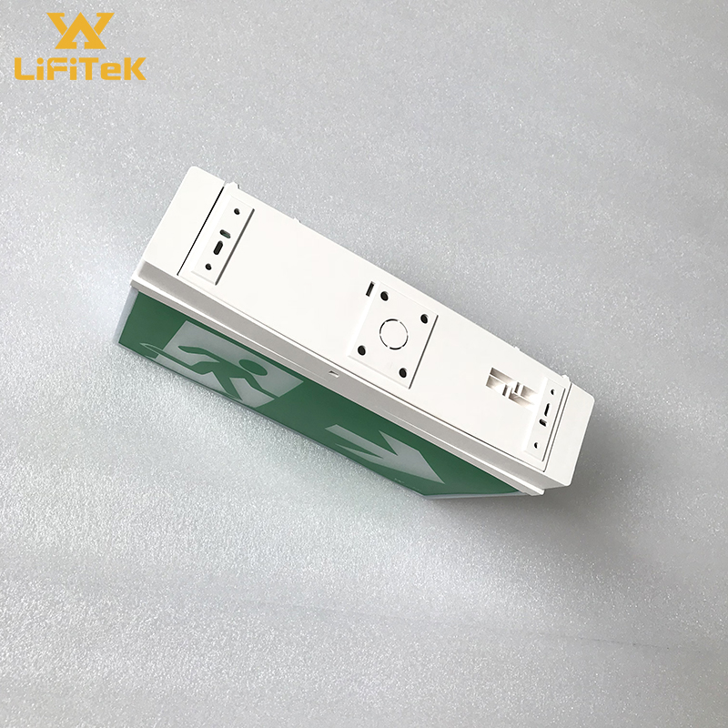 Non-maintained Self-testing 5w surface hanging mounted led exit sign board emergency lamp with battery backup