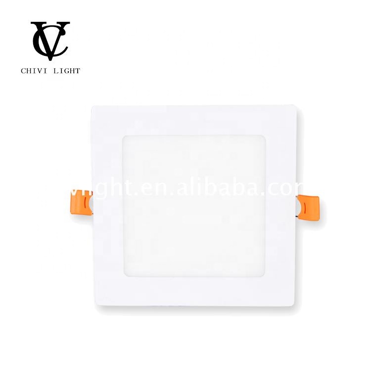 New 2018 inventions slim thin aluminum round led panel light square lighting