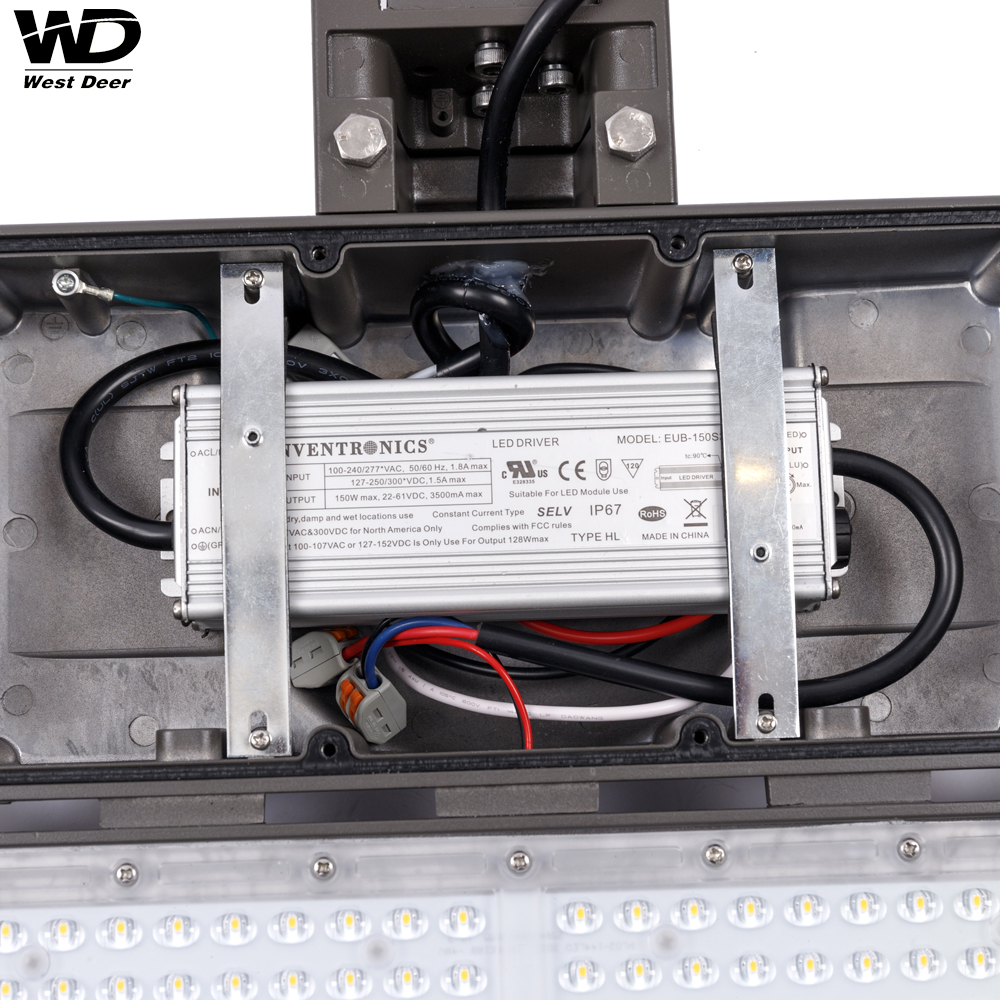 Westdeer 100W 150w 200W 240W 300w photocell sensor available led parking lot led shoebox street light