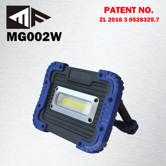 12V Portable rechargeable inspection lamp 10w led flood light