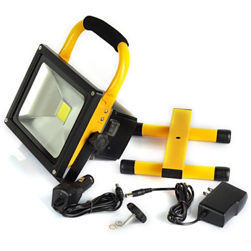 Factory direct exit lighting 100 watt portable rechargeable stadium or house led flood light