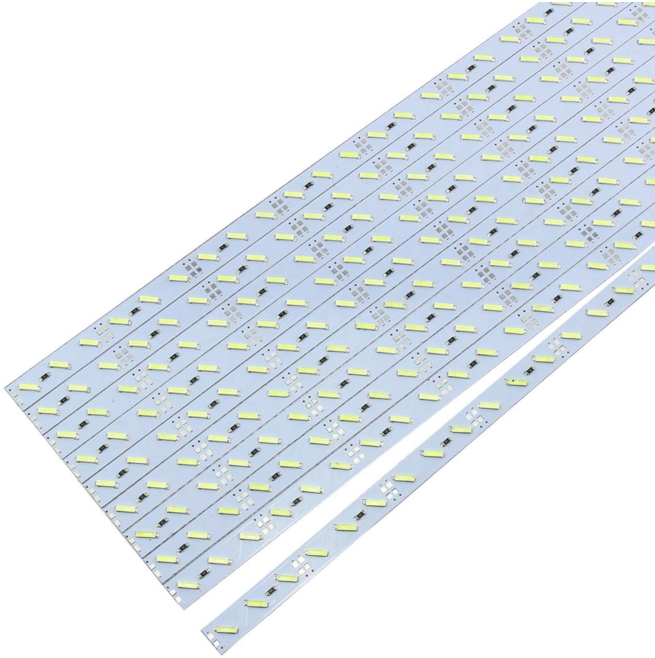 high brightness 12v 24v Korea chips pure white 6000k Rigid tape led light bar led 7020 strip