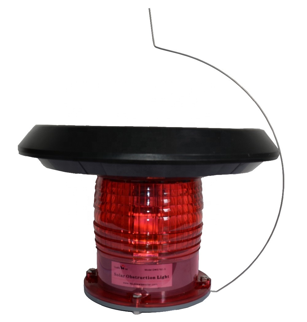 Medium Intensity High Building Tower Solar Aviation Obstruction light