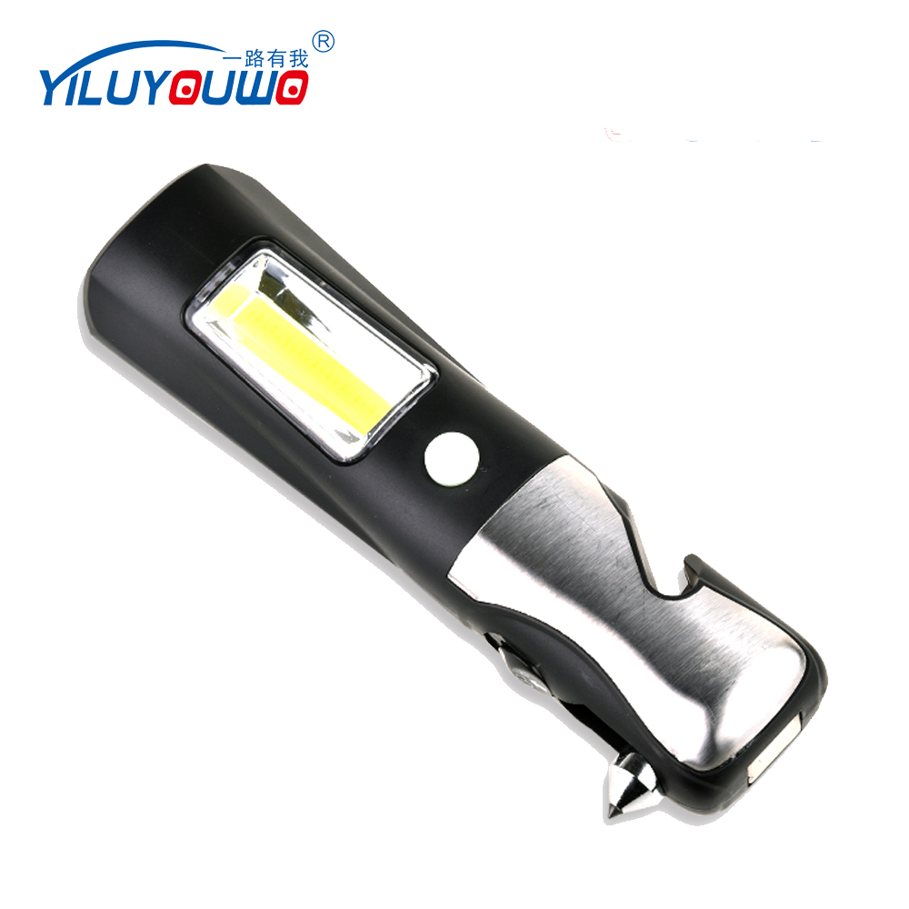 Multi- tools Working Safety Emergency ABS 3W COB Led Magnetic Flashlight Led