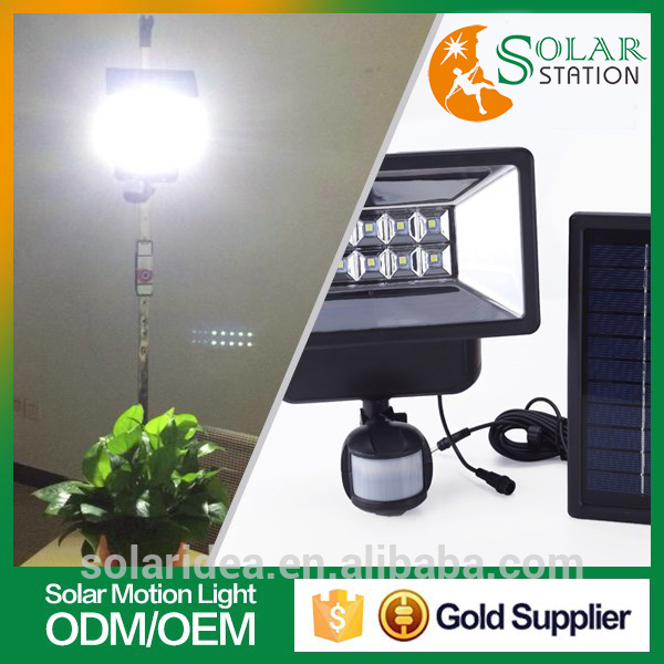 Top quality customized promotion solar powered motion sensor led mini light