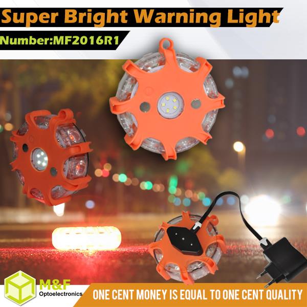 Rechargeable Signal Flashing Rotary Warning Light With Magnet