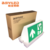 Emergency Battery Green V Red Rechargeable Backup Dual Head Light Exit Sign