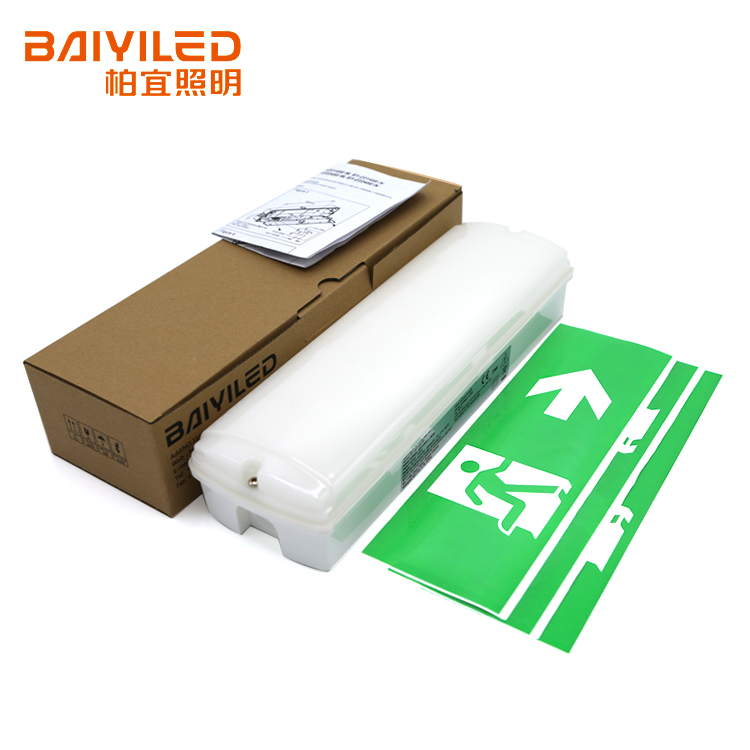 BAIYILED OEM/ODM Professional CE ROHS IP65 led charger emergency exit light