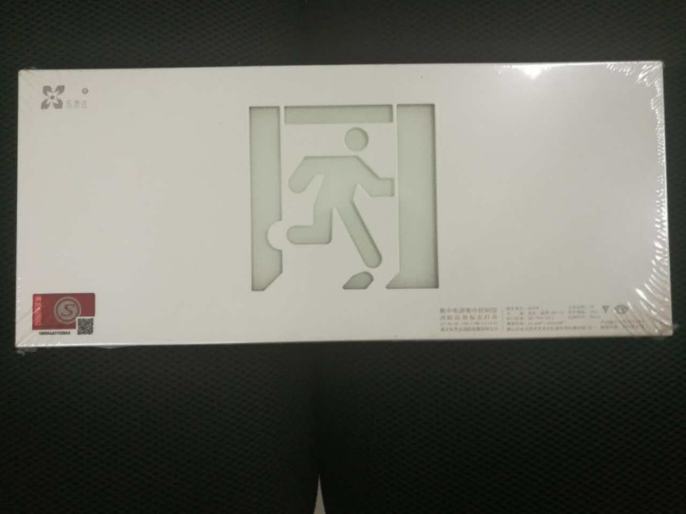 Fashion design smart led rechargeable emergency exit sign leading board