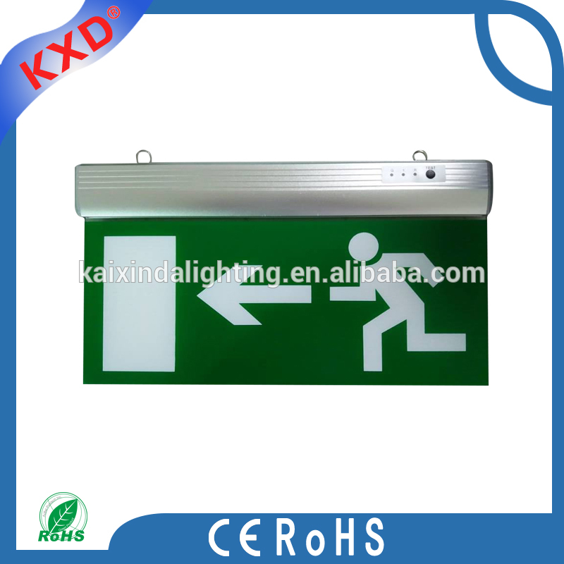 Rechargeable Emergency Exit Lights LED fire safety exit signs emergency warning light
