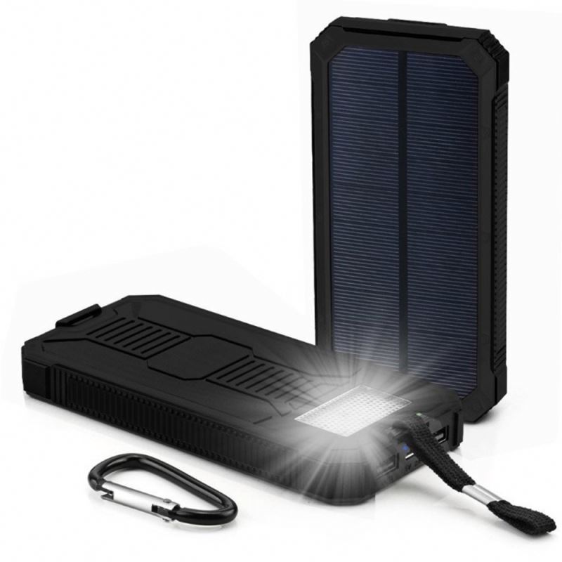 2019 Hot selling Waterproof Solar Fast Charging Power Bank 10000mAh