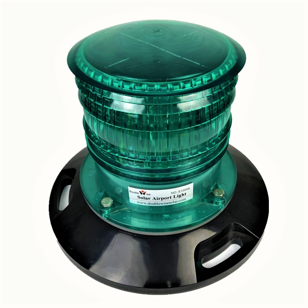 Wireless Green Landing Solar Helipad Light