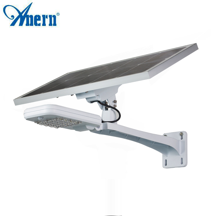 Anern led solar street light with outdoor cctv camera