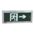 LST glass panel and stainless steel frame led rechargeable emergency exit sign light