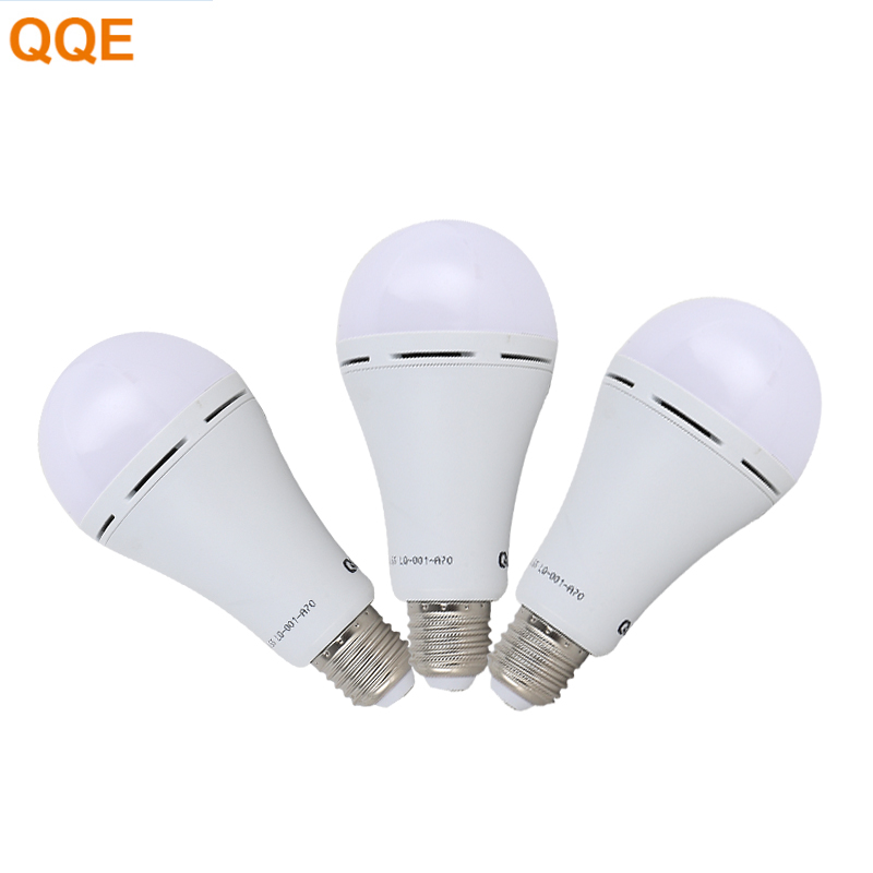 E27 AC led bulb Warm White Plastic Cover 9W 12watt Rechargeable Vintage Led Charging Bulb