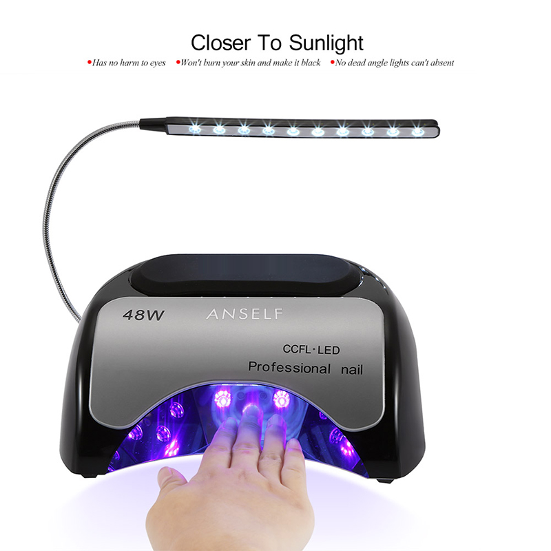 OEM/ODM Professional 48w Gel Polish Nail Table led uv Lamp