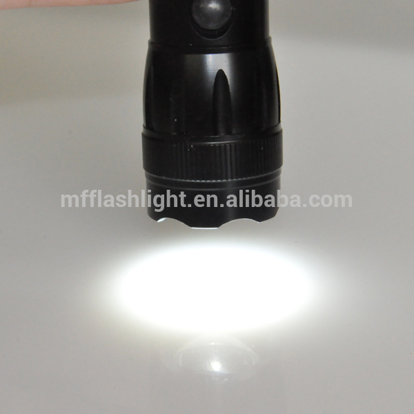 Aluminum Chinese 3Watt RGB LED Signal Railway Torch Magnetic Flashlight